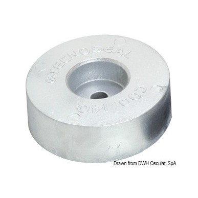 Anode poupe magnésium 140x35 mm | EAN 8033137192487 Ref 43.210.23