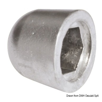 Anode de rechange aluminium réf. orig. 201180 | EAN 8033137135927 Ref 43.070.32