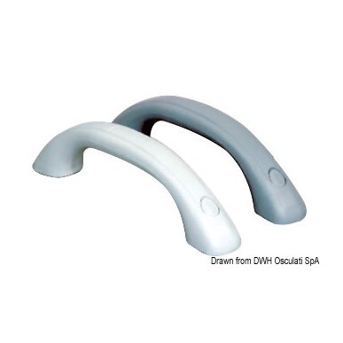 Poignée PVC souple blanc 250 mm | EAN 8033137040368 Ref 41.914.01