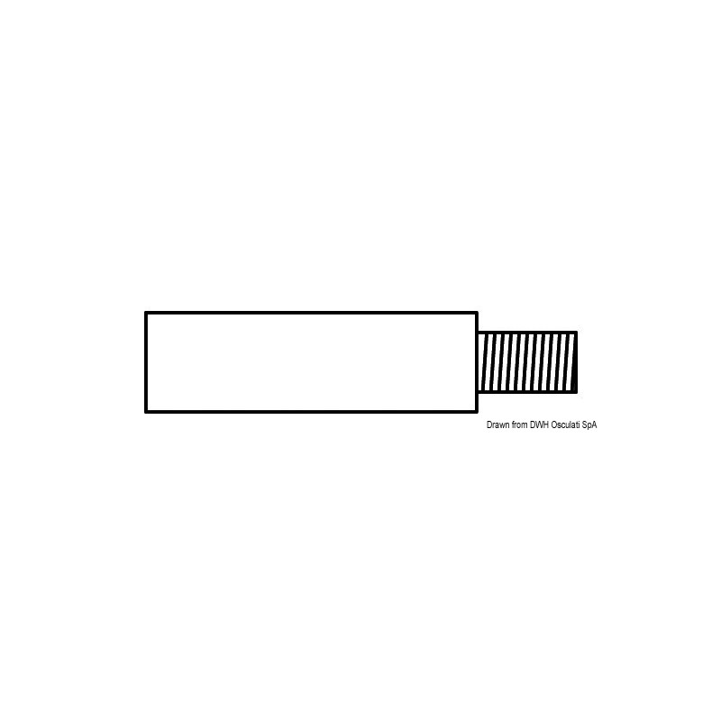 
Anode zinc échangeur chal 7/16" Caterpillar Ø12,5 
