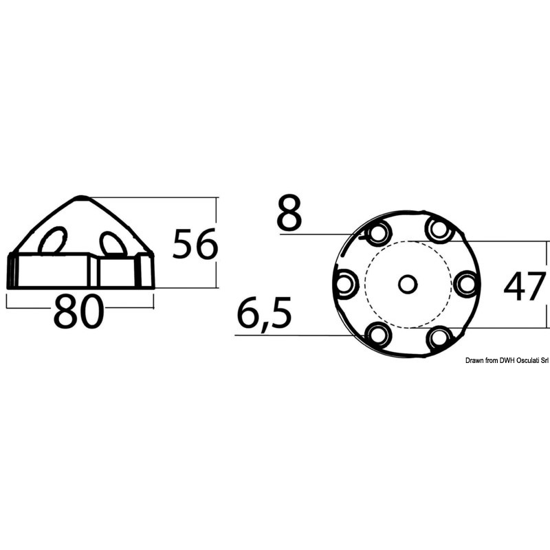
Anode x hélices Max/Prop 35/45 mm 
