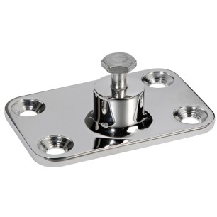 Support mur AISI316 48x73 mm Filet M6 | EAN 8033137145902 Ref 46.404.01