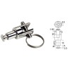
Platine AISI316 p. dames de nage 
