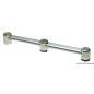 
Main-courante passant oval en aluminium 40x20mm 
