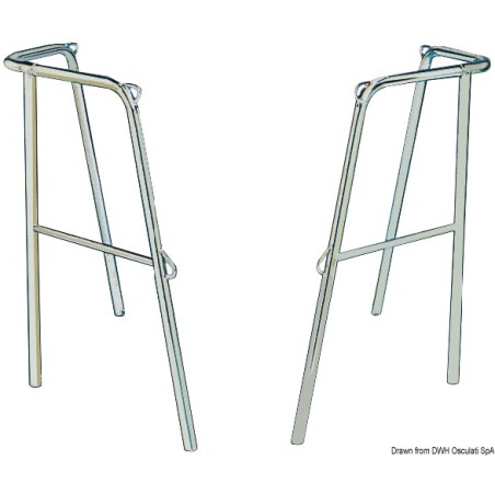 Balcon de poupe inox 2-pièces 40x43x60 cm | EAN 8033137135118 Ref 41.671.01