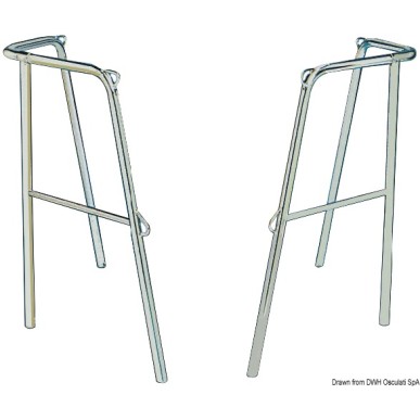Balcon de poupe inox 2-pièces 40x43x60 cm | EAN 8033137135118 Ref 41.671.01