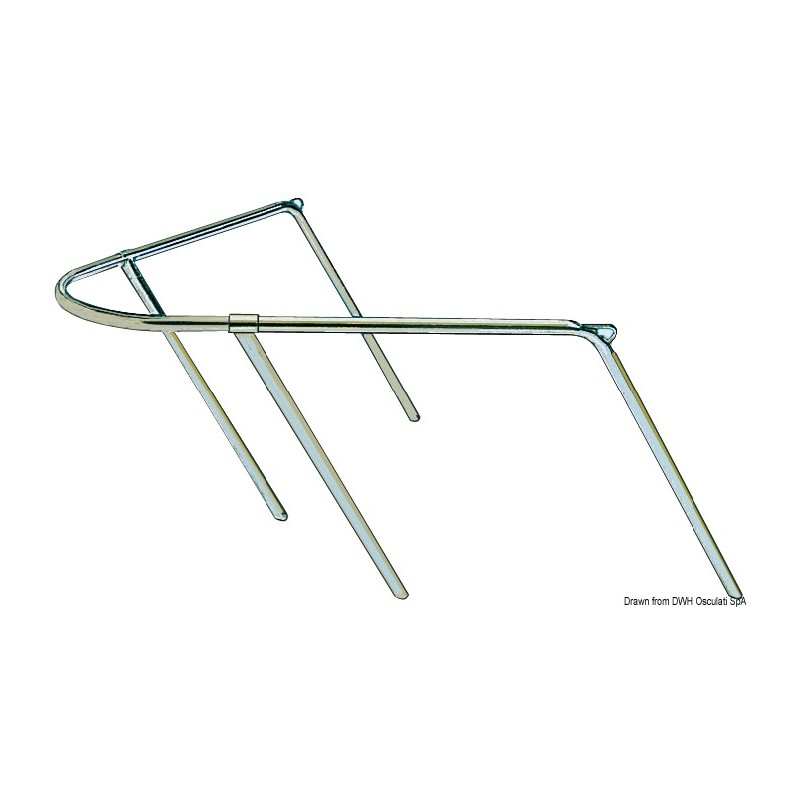 
Balcon proue inox 80x90x45 cm 
