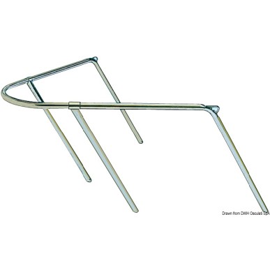 Balcon proue inox 80x90x45 cm | EAN 8033137135088 Ref 41.670.00