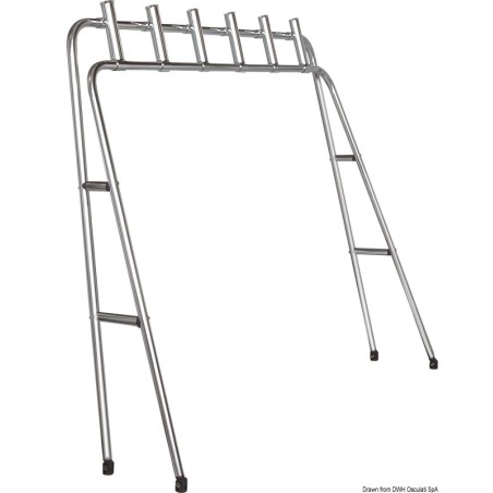 Tour porte-canne pêche 6 places 32 mm | EAN 8033137135156 Ref 41.690.01