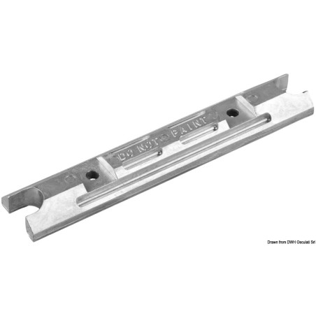 Anode barre aluminium Yamaha+ Mariner | EAN 8033137137105 Ref 43.254.11