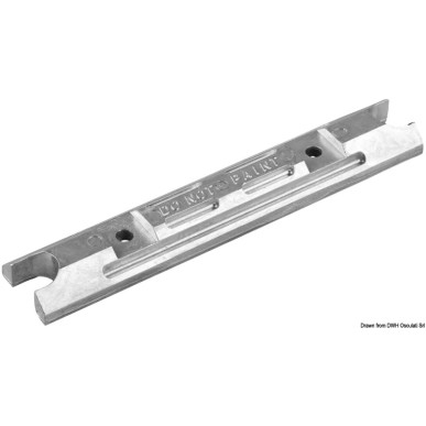 Anode barre aluminium Yamaha+ Mariner | EAN 8033137137105 Ref 43.254.11