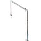 
Bossoir pivotant inox tube 40 mm 125 kg par paire 
