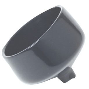 Raccord evacuation eau PVC ovale p. porte-canne | EAN 8033137134531 Ref 41.211.58
