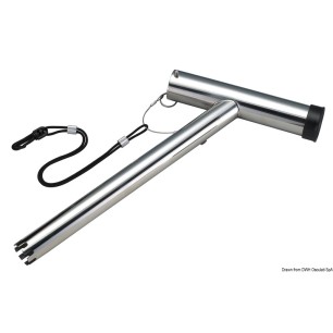 Porte-canne haut orientable 38 mm | EAN 8033137134456 Ref 41.182.00