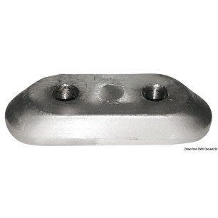 Plaque aluminium JOHNSON/EVINRUDE G2-série 200/300 | EAN 8033137189685 Ref 43.317.30