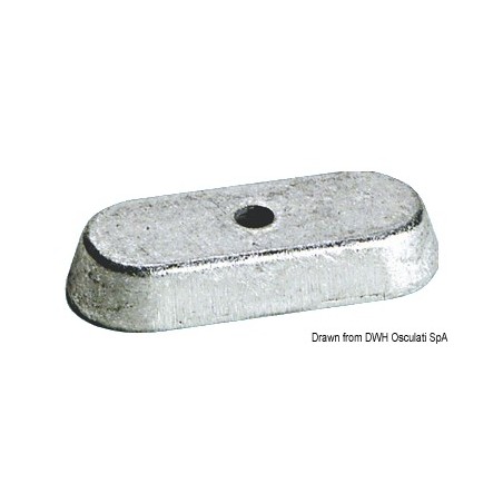 Anode aluminium Yamaha 6/8/9,9 HP 4 temps | EAN 8033137137457 Ref 43.260.24