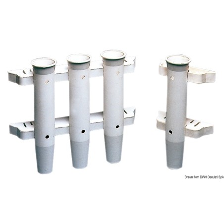 Porte-canne mural plastique blanche plastique | EAN 8033137134241 Ref 41.172.00