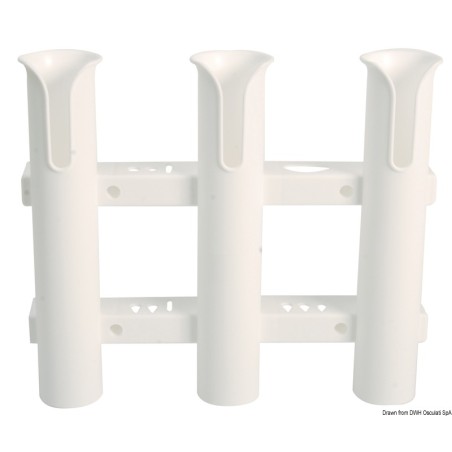 Porte-canne plastique fixation paroi N. 3 | EAN 8033137134227 Ref 41.170.94