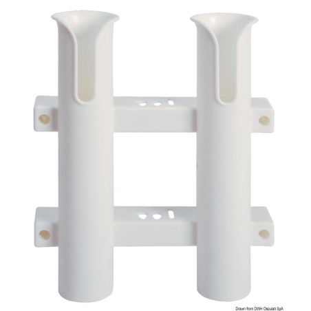 Porte-canne plastique fixation paroi N. 2 | EAN 8033137134210 Ref 41.170.93