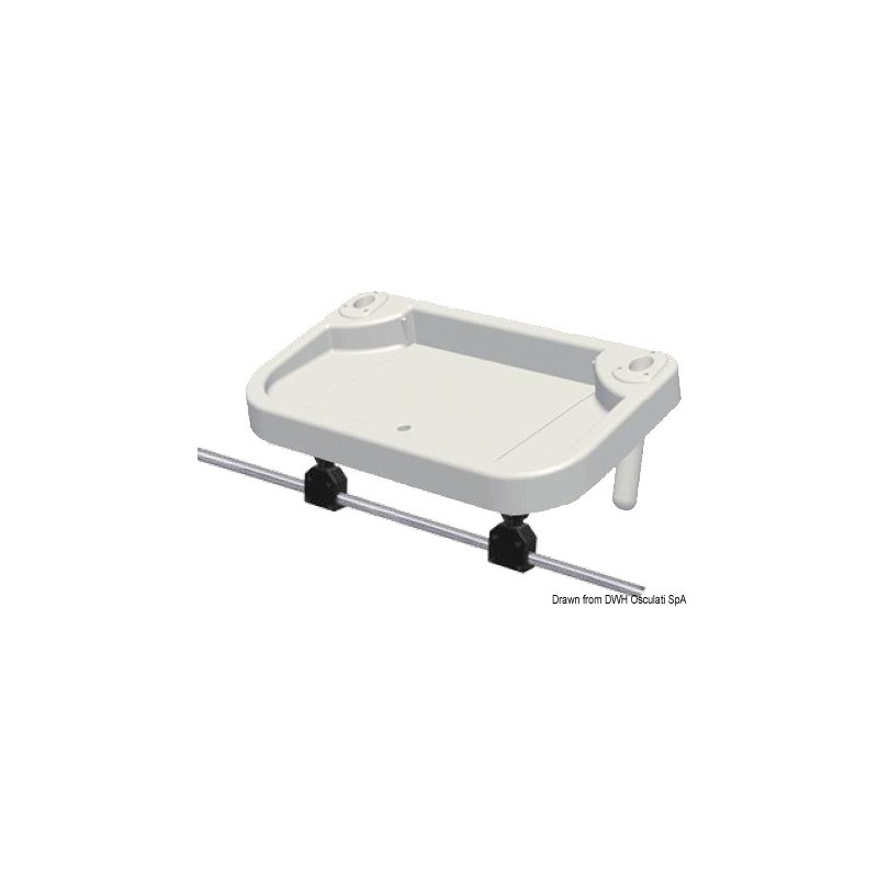 Plateau fixer sur tubes balcon Ø 25mm 850x460 mm
Plateau fixer sur tubes balcon Ø 25mm 850x460 mm