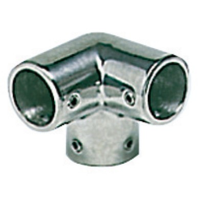Raccord angle 3 voies AISI316 90+ 22 mm | EAN 8033137133541 Ref 41.121.22