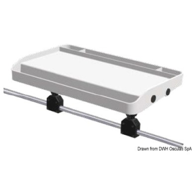 Plateau fixer sur tubes balcon Ø 25mm 700x420 mm | EAN 8033137134104 Ref 41.168.21