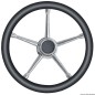 
Volant A polyuréthane souple noir/inox 350 mm 
