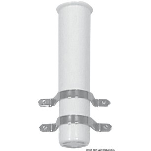 Porte-canne mural blanc 41 mm | EAN 8033137006296 Ref 41.168.09