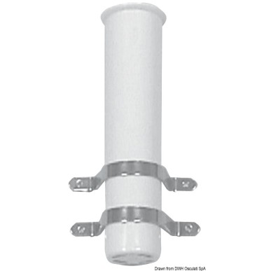 Porte-canne mural blanc 41 mm | EAN 8033137006296 Ref 41.168.09