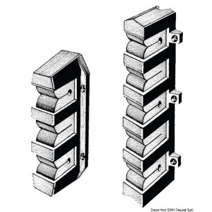 Support 5 cannes pêche 285x54 mm | EAN 8033137045387 Ref 41.127.53