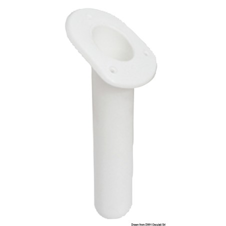 Porte canne polypr UV stabilizé oval blanc 240mm | EAN 8033137133817 Ref 41.164.06