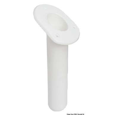 Porte canne polypr UV stabilizé oval blanc 240mm | EAN 8033137133817 Ref 41.164.06