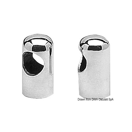 Main-courante terminal inox 22 mm | EAN 8033137133725 Ref 41.151.22