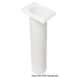 Porte canne polypr UV stabilizé carré blanc 230mm | EAN 8033137133770 Ref 41.164.02