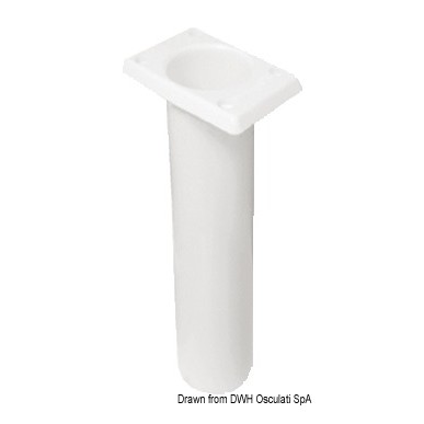 Porte canne polypr UV stabilizé carré blanc 230mm | EAN 8033137133770 Ref 41.164.02