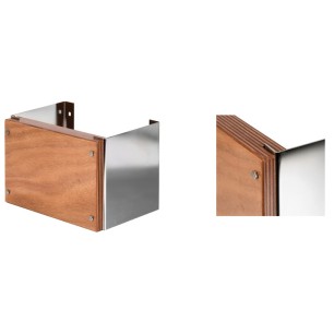 Support inox montage paroi 12 HP | EAN 8033137012730 Ref 47.377.00