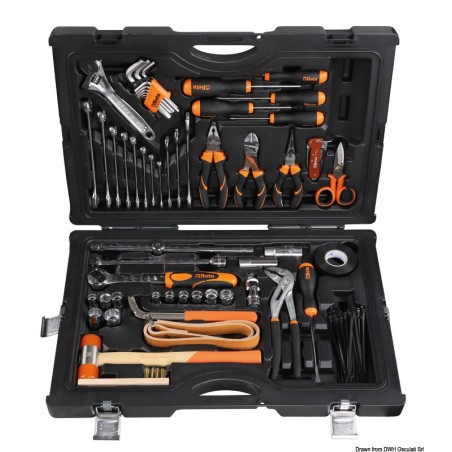 Valise d'entreti Beta 55 outils | EAN 8014230568522 Ref 47.360.01