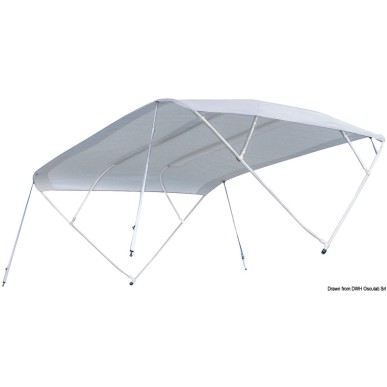 BiminiTESSILMARE Shade Master Fish blanc 210/230cm | EAN 8033137147708 Ref 46.914.04