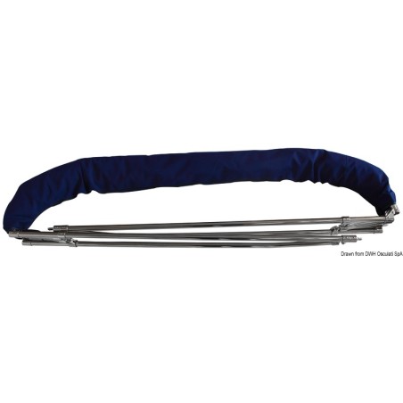 Taud haut 3 arceaux AISI316 Ø 25mm 185/195 cm bleu | EAN 8033137148040 Ref 46.920.13