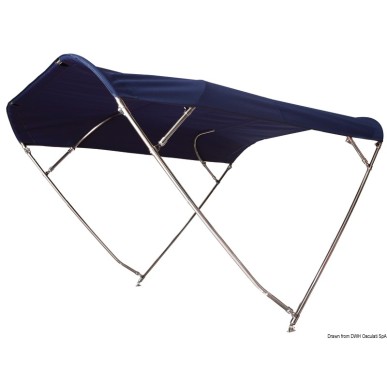 Bimini pliable Shade Master Inox Depth 175/190 cm | EAN 8033137147784 Ref 46.915.10
