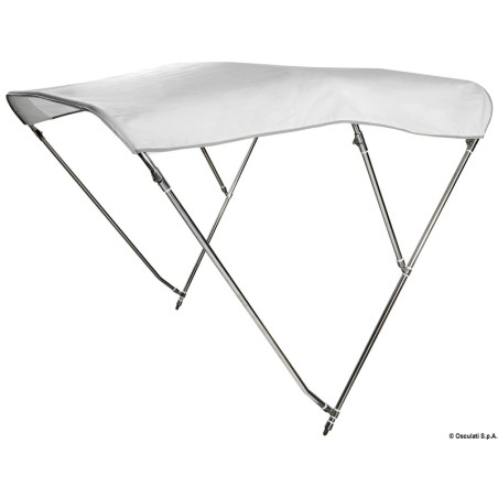Taud haut 3 arceaux AISI316 Ø 25mm 170/180cm blanc | EAN 8033137147982 Ref 46.920.02