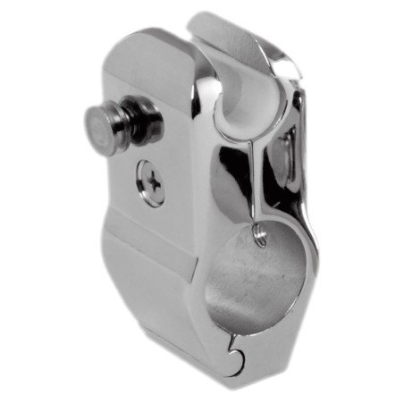 Base ouvrable AISI316 p. montage sur tube 25 mm | EAN 8033137147005 Ref 46.680.10