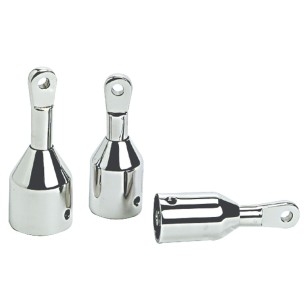 Capuchon terminal AISI316 p.montage sur tube 25 mm | EAN 8033137147104 Ref 46.700.25