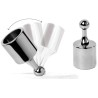 
Capuchon droit AISI316 p. montage sur tube 25 mm 
