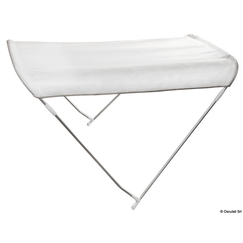 
Bimini pliable 2 arceaux blanc 130/140 cm 
