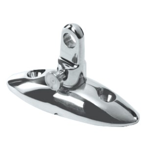 Base + oreille décrochable tubes Ø 22/25 mm | EAN 8033137006470 Ref 46.653.22