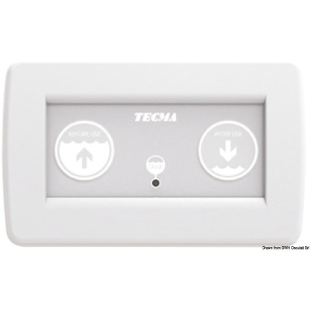 Tableau de commande TECMA All in one 2 boutons | EAN 8033137153426 Ref 50.226.50