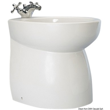 Bidet ceramique SILENT haut arrondi | EAN 8033137051722 Ref 50.219.03