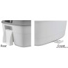 
Kit p.fixation au plancher Porta Potti 165 
