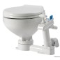 
WC manuel Compact siège plastique 
